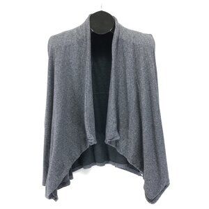 Calvin Klein Performance Draped Front Sleeveless Cardigan Women's Plus 2X Gray